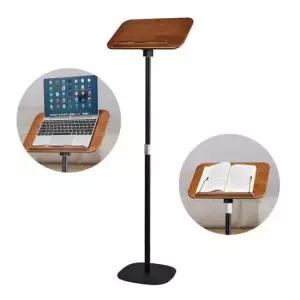 노트북거치대 우드상판 유틸리티 원목 나무 독서대 보면대