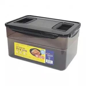 반투명 핸들 김치통 9L 1P 밀폐 보관 냉장고 손잡이 BPA프리 용기