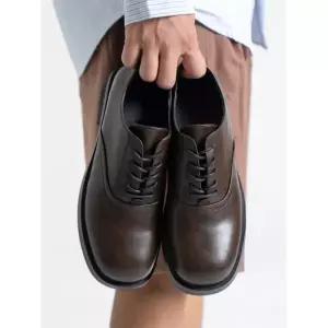 MIAMIPROJECT MONO19 노튼 옥스포드 5CM 더비 슈즈 카키브라운 2056344