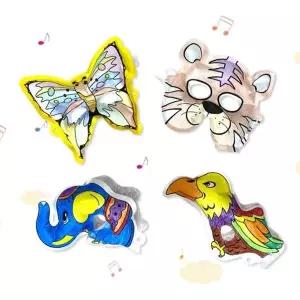 컬러룬 (동물 가면 만들기 4종 1인) (200개 묶음) 가면변환 변신가면