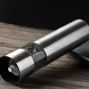 주방 조리 스테인리스 전동 향신료 분쇄기 자동 후추 소금 깨 갈이 그라인더