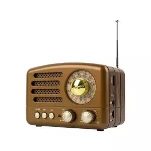 엔틱 주방용 레트로 라디오 블루투스 스피커 Brown B