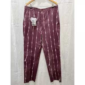 미국 비비안 웨스트우드 남성 해골 줄무늬 울 바지 와인테이스팅 사이즈 54 147126517068