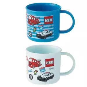 스케이터 토미카 자동차 핸들 물컵 200ml 2개세트 양치컵