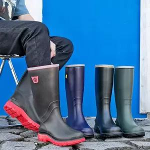 크리즈 남자 장화 패션 농사 갯벌 작업용 방수 J7