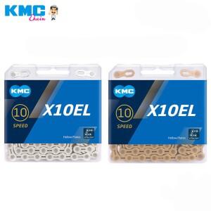 KMC X10EL 자전거 체인 초경량 레이싱 산악 로드 바이크 116 링크 부품 10 단