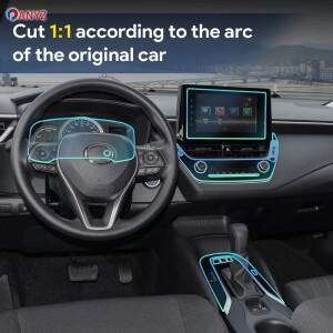 토요타 코롤라 크로스  차량용 내부 TPU 필름 보호 스티커 10.5인치 네비게이션 화면 긁힘 방지