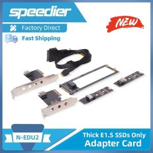 2025  P5801X EDSFF E1.S SSD SFF-8639 U.2 M.2 PCIE 확장 어댑터 카드