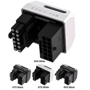 12VHPWR 180도 각도 어댑터 600W GPU 남성-여성 커넥터 12+4핀 RTX 3090Ti 4070Ti 4080 4090용