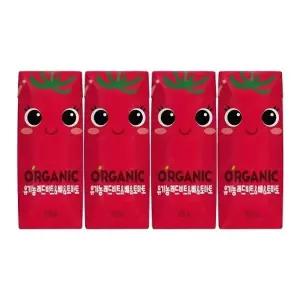 [음료센타]오가닉유기농 쁘니125ml 4팩x2