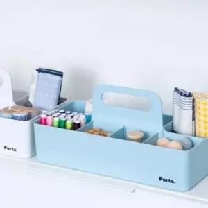( )민트 - 소품정리함 손잡이 보관함 포르타 칸막이 툴박스 소품 수납 보관