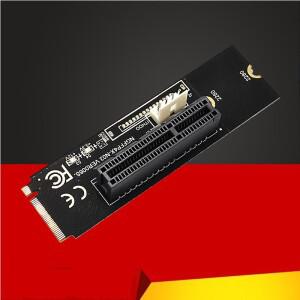 LED 전압 표시기 포함 라이저 카드 어댑터 M2 to PCIE 4X 키 M X4 전송 익스프레스 1X ~ 마이닝용