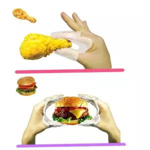 READYPLAN 일회용 비닐장갑 500매 주방용 손가락 위생 핑거냅 R.P