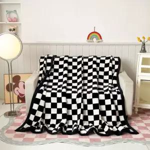체크 극세사 대형 담요 블랭킷 150X200CM 무릎담요 블랭킷 소파담요 쇼파 학생담요 거실담요 대형