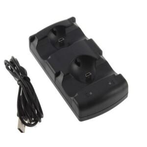 듀얼 충전 홀더 도크 스탠드 및 USB 전원 케이블 코드 플레이스테이션 듀얼쇼크 3 PS3 게임패드 컨트롤러