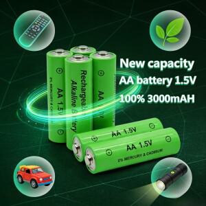 1.5V AA 배터리 4800mAh 충전식 NI-MH 시계 마우스 컴퓨터 장난감 등용