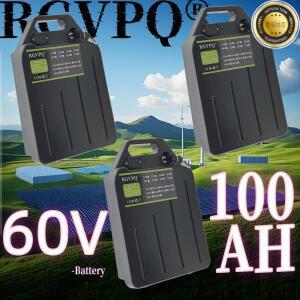 60V 20AH-100AH 전기 오토바이 방수 리튬 배터리 250W~3000W 할리 접이식 시티코코 스쿠터에 적합
