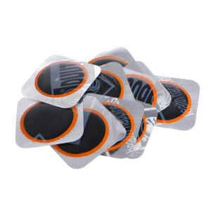 25mm 사이클링 자전거 수리 수정 키트 플랫 고무 타이어 패치