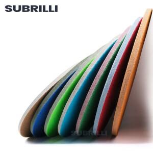 SUBRILLI 17인치 다이아몬드 연마 패드 스폰지 디스크 석재 대리석 화강암 7개/세트 버핑 휠 450mm