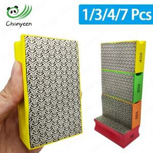 Professinal 다이아몬드 핸드 폴리싱 패드 스톤 대리석 세라믹 연마 샌딩 디스크 타일 유리 그라인드 블록