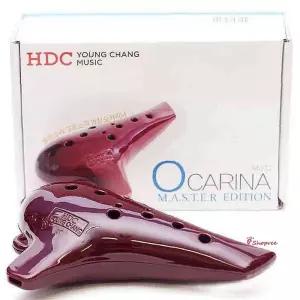 학생용 클래식 알토C 오카리나 악기 음악학습용 초등 와인색qrs222