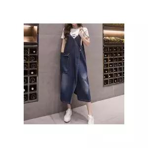 데님원피스 멜빵 원피스 청원피스 루즈핏 GR6187