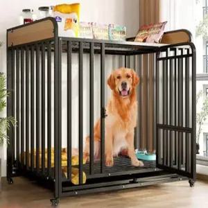 이동식 펫케이지 대형견 켄넬 바퀴 하우스 반려견 캐리어 실내외 휴대용 가방