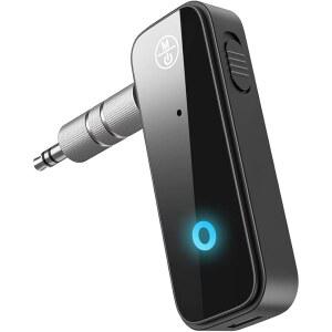eAj AEEKCARS Bluetooth 5.4 어댑터 3.5mm 잭 오즈 동글, 자동차, TV 오디오, 헤드폰, 스피커, 프로젝터용 2-in-1 무선 송신기 수신기.