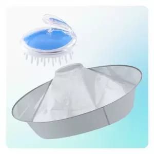 두피 염색 커트보 컷트보 커트 미용가운 파마 셀프