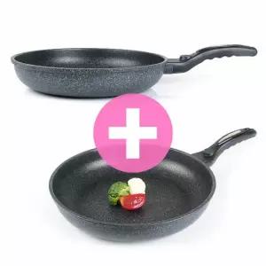 키친아트 첼로 양면마블코팅 후라이팬 28cm 1＋1