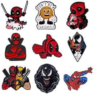 영화 히어로 메탈 배지 만화 멋진 물건 브로치, 주얼리 액세서리, 칼라 의류 가방, 라펠 핀 셔츠 장식