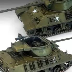 프라모델 밀리터리 미군 M36 벌지전투 대전차 탱크 수집 장난감 조립