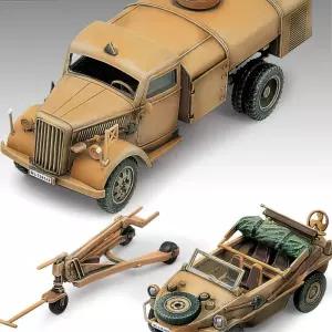 프라모델 모형 밀리터리 독일군 유조차 쉬빔바겐차량 시리즈 만들기