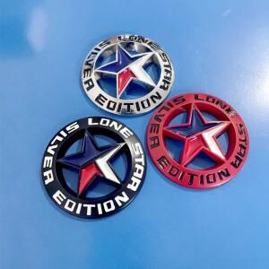 로고 배지 LoneStar EDITION 금속 자동차 스티커 Lone Star Texas 오프로드 수정 액세서리