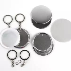 메탈 DIY 핀버튼 키링 원형 뱃지제작 58MM 100개입