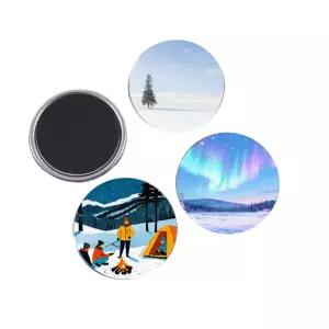 금속 자석형 핀버튼 키링 원형 뱃지제작 58MM 100개