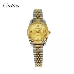 카리타스 18K 골드 콤비 여성 선물 명품 예물 고급 메탈 손목 시계 / C15000GCF