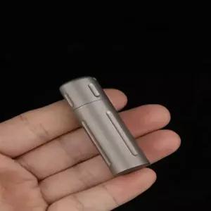 휴대용 약통 미니 알약통 비상 워터프루프 티타늄 케이스 밀폐형 보관함