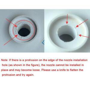 샤오미 미지아 구강 세정기 모든 모델용 교체용 워터 플로서 노즐,  스탠다드/교정용 리필 팁