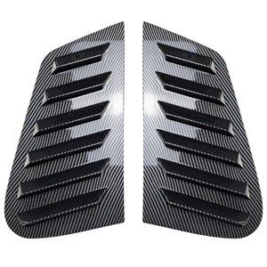 1997-2006년 폭스바겐 폭스바겐 폭스바겐 골프 4 MK4 IV GFK용 IBWMQZE 외부 리어 사이드 윈도우 루버 셔터 커버 트림 탄소 섬유 외관