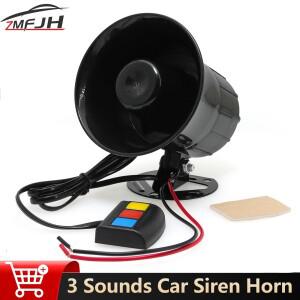 3가지 사운드 경적 사이렌 12V 3톤 고음 스피커 자동차 오토바이 경고 알람 전기 범용