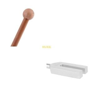 40JE 4096Hz 에너지 튜닝 포크 크리스탈 나무 망치 요법 악기