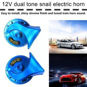 유니버설 시끄러운 400db 12v 전기 달팽이 경적 보트 자동차 트럭 교체 부품 오토바이 Acc D8z0에 대한 사