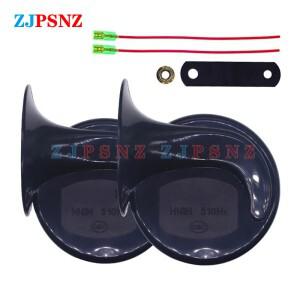 자동차 오토바이 스쿠터 트럭용 전기 에어 혼, 자전거 방수 슈퍼 사운드, 달팽이 12V, 60V, 410Hz, 510Hz