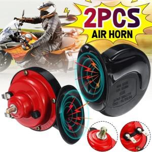 범용 자동차 오토바이 트럭 보트 1224V 초강력 기차 경적 300DB 방수 라우드스피커 전기 사운드 신호