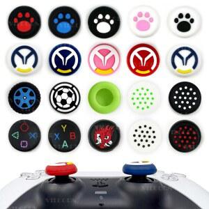 4개 아날로그 썸스틱 그립 캡 (스위치 2 조이콘 캡용) 실리콘 고무 보호대 ( 용)