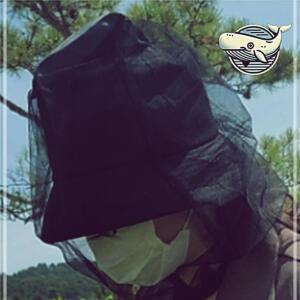 벌레방지 양봉 안전모자 머리에 씌우는 장 가리개 모기 얼굴