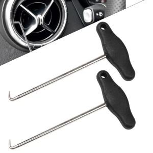 메르세데스-벤츠 계기판 제거용 풀아웃 훅 풀링 T형 핸들 도구 추출기 에어컨 포트 청소