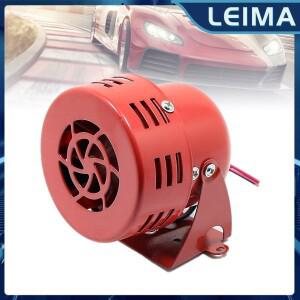 1pc 12v 300db 레드 미니컴팩트 전기 모터 공습 사이렌 경적 자동차트럭 정통 고품질 자동차 부품