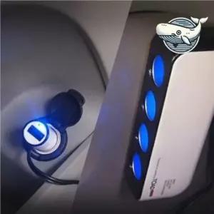 멀티시거잭 차량용 USB 멀티충전기 고속충전 스마트잭